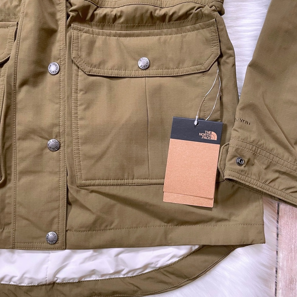 The North Face Women’s Kepplier Military Olive Rain Jacket - Picture 3 of 8